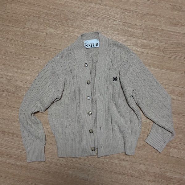 トップス SATUR FARO Over Size Boucle Cardigan ☆SATUR☆Faro Over Size Boucle Cardigan (SATUR/カーディガン