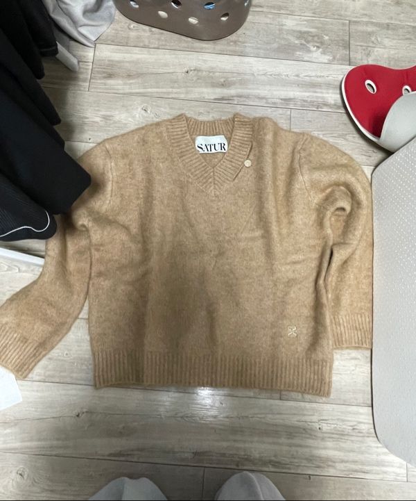 MUSINSA公式 | SATUR エッセンツートーンモヘアブレンドニット