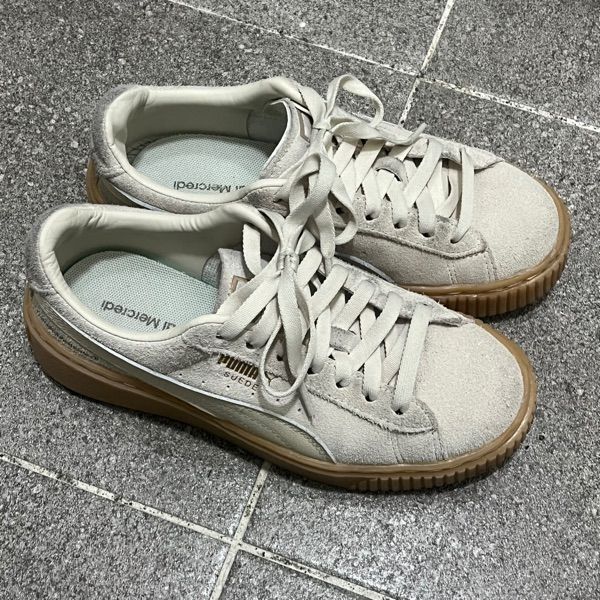 MUSINSA | PUMA Puma×Mardi Mercdi Suede Platform - Ivory