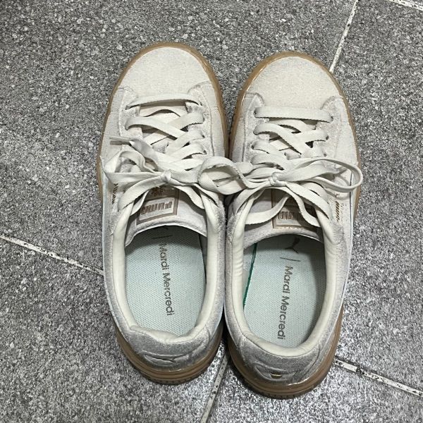 MUSINSA | PUMA Puma×Mardi Mercdi Suede Platform - Ivory