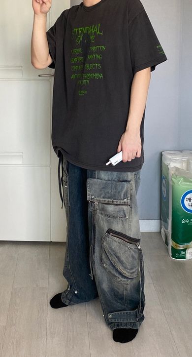 MUSINSA公式 | DNSR Two Face Multi Cargo Pants