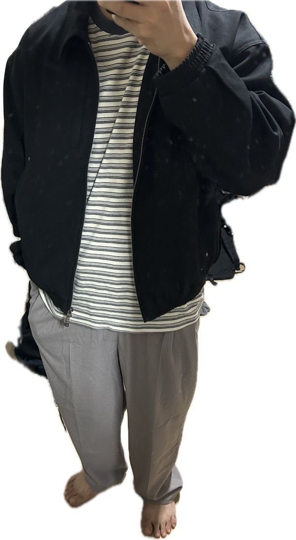 DIMITRI BLACK★Unisex★Double Layer Windbreaker Jacket Dimitri Black Windbreaker Windbreaker Black M on Bunjang