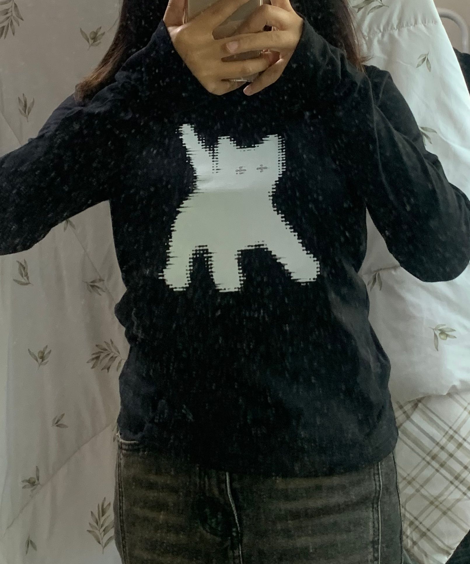 ★AEAE★Flashed Cats Eye L/S★送料・関税込 MUSINSA公式 | AEAE Flashed Cats Eye L/S -[BLACK]