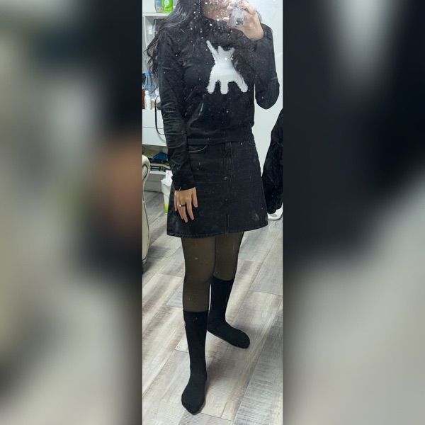 ★AEAE★ Flashed Cats Eye LS BLACK MUSINSA | AEAE Flashed Cats Eye L/S -[BLACK]