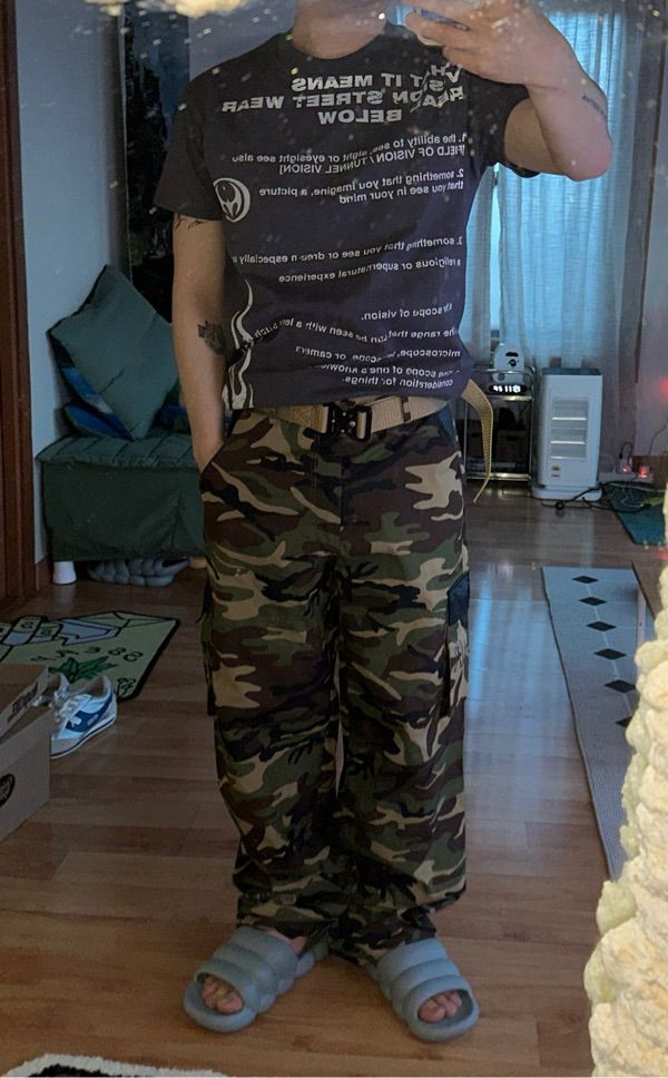 MUSINSA | AEAE Youth Cargo Pants-[CAMO]
