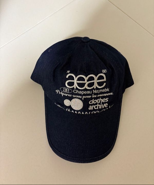 ■AEAE■ WEB LOGO 5PANNEL CAP BLUERED A223UAA05BA WEB LOGO CAP – aeae JAPAN