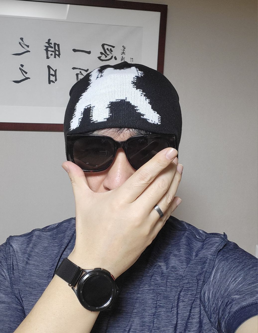 AEAE☆リバーシブル Flashed Cats Eye Beanie MUSINSA | AEAE Flashed Cats Eye Beanie - [GREY]