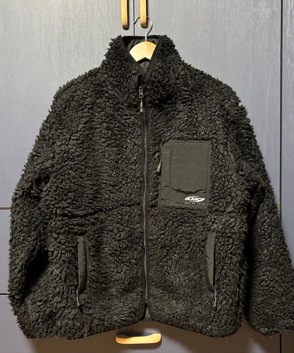 MUSINSA | LMC ACTIVE GEAR SHERPA FLEECE JACKET black