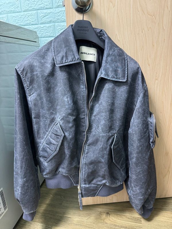 MUSINSA | INSILENCE Pigment Washed MA-1 INK