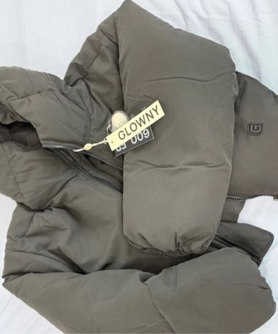 MUSINSA公式 | GLOWNY BOUNDERLESS DOWN PUFFER JACKET (CHARCOAL)