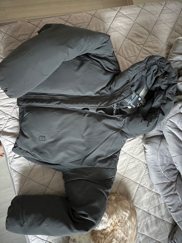 MUSINSA | GLOWNY BOUNDERLESS DOWN PUFFER JACKET (CHARCOAL)