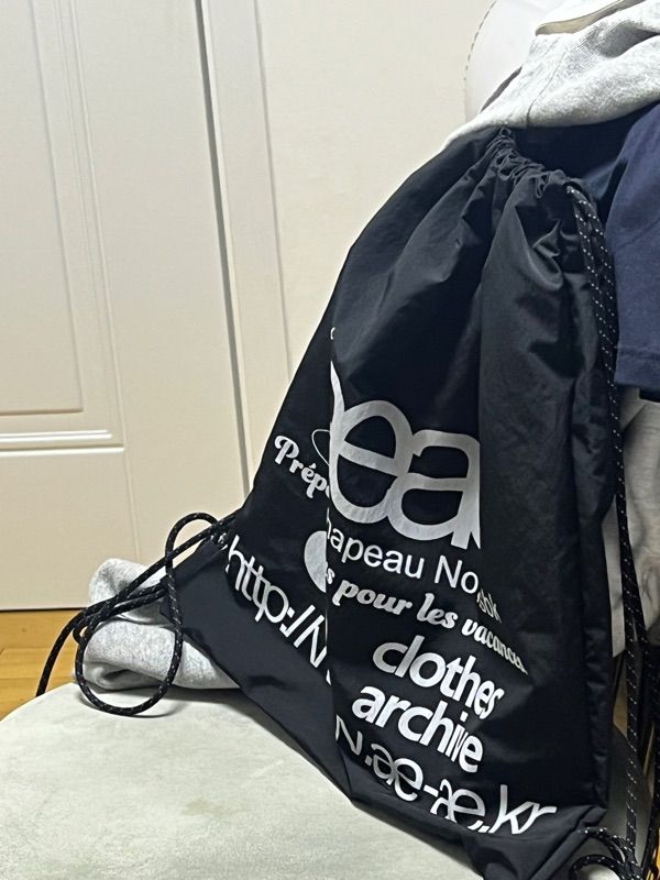 バッグ aeae WEB LOGO CHECK GYM SACK [BLUE] AEAE☆大人気シリーズ☆WEB LOGO CHECK GYM SACK ナップサック