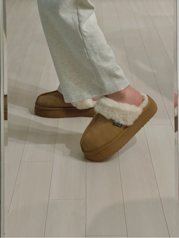 MUSINSA | ROCKFISH WEATHERWEAR CLOUDY FLATFORM FUR SLINGBACK