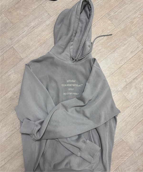 MUSINSA | thisisneverthat 2010 Sports Hoodie Gray