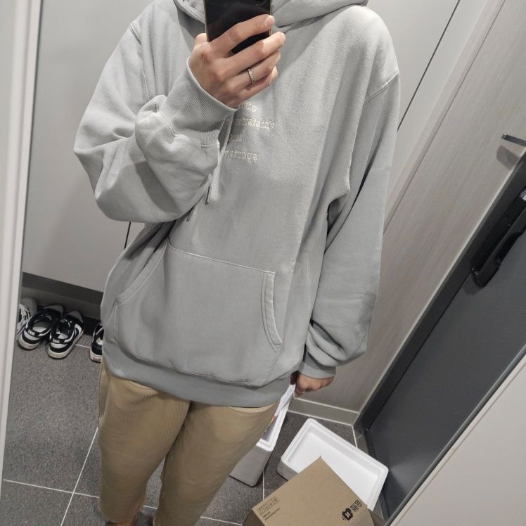 MUSINSA | thisisneverthat® 2010 Sports Hoodie Gray