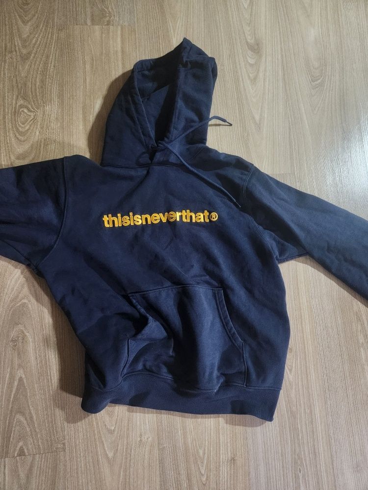 MUSINSA公式 | thisisneverthat (FW23) T-Logo Hoodie - Navy