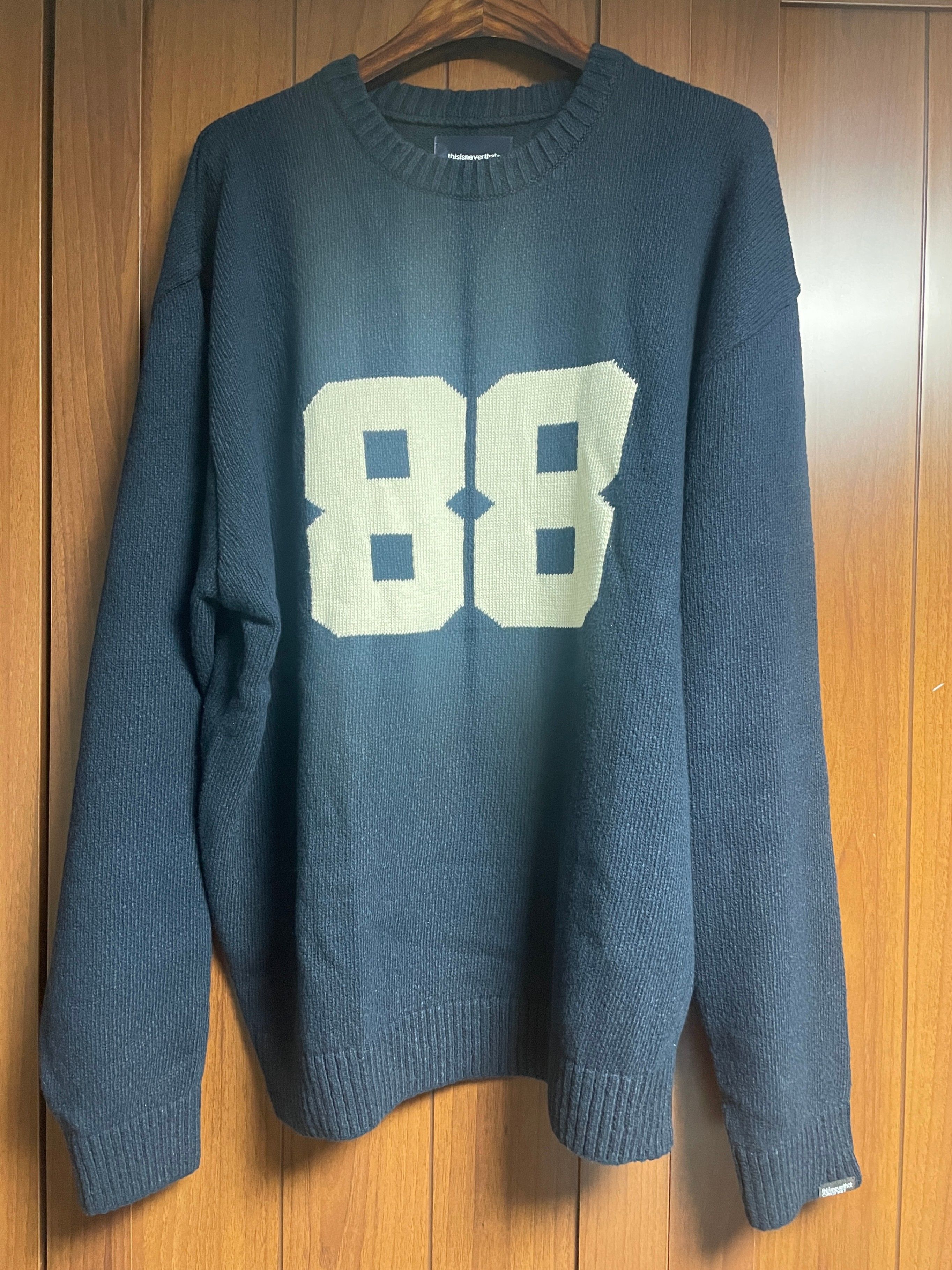 MUSINSA公式 | thisisneverthat® 88 Knit Sweater Navy