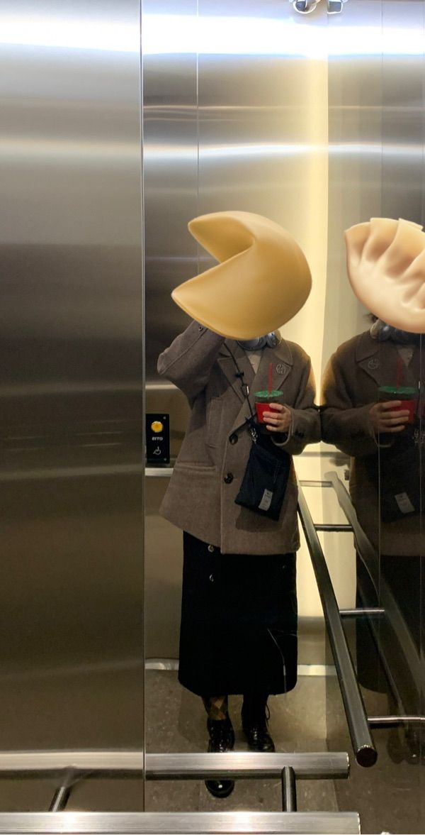 MUSINSA | KIRSH Collection Herringbone Overfit Half Coat [Brown]