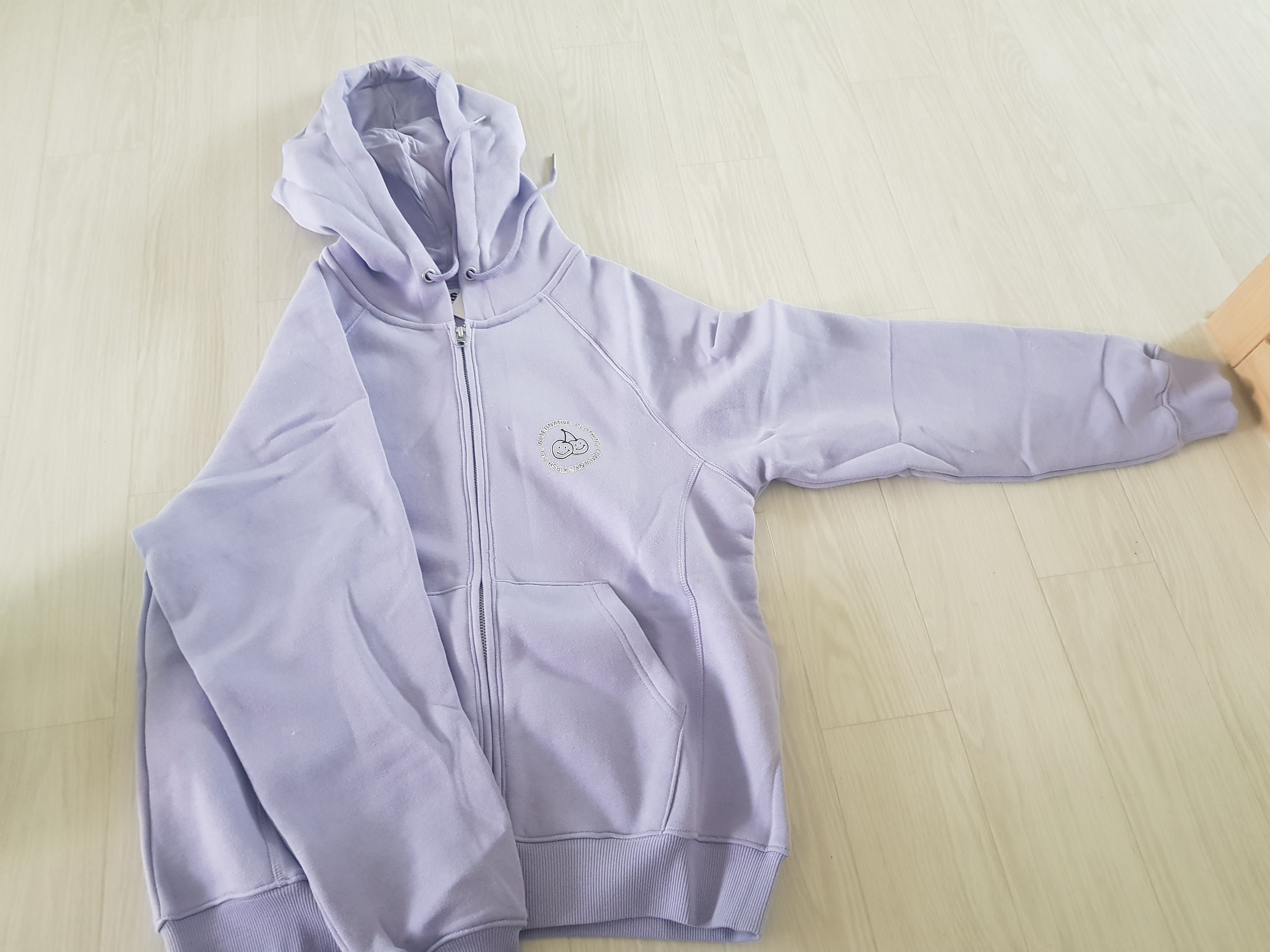 アウターその他 KIRSH Doodle Cherry Circle Logo Brushed Hood Zip-Up Lavender MUSINSA | KIRSH Doodle cherry circle logo brushed hooded zip