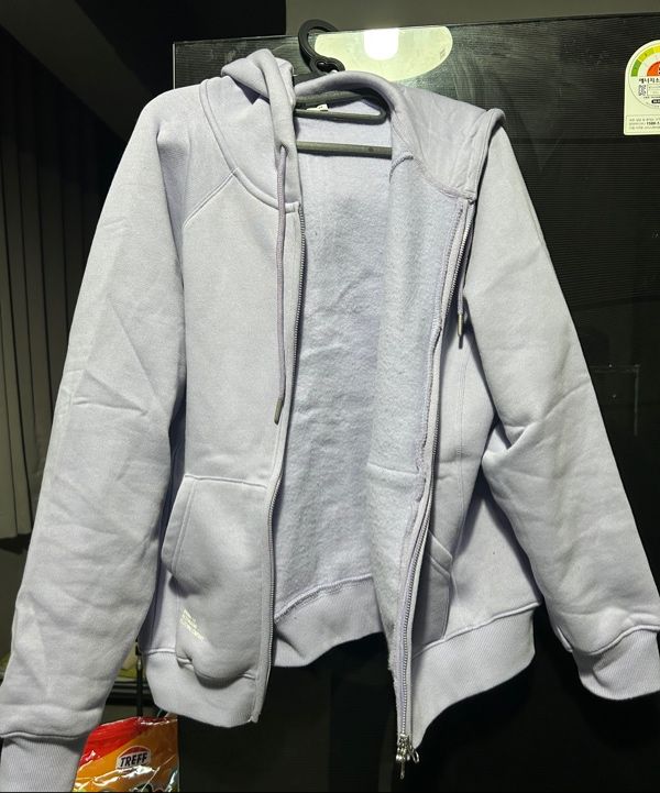 MUSINSA | KIRSH Doodle cherry circle logo brushed hooded zip