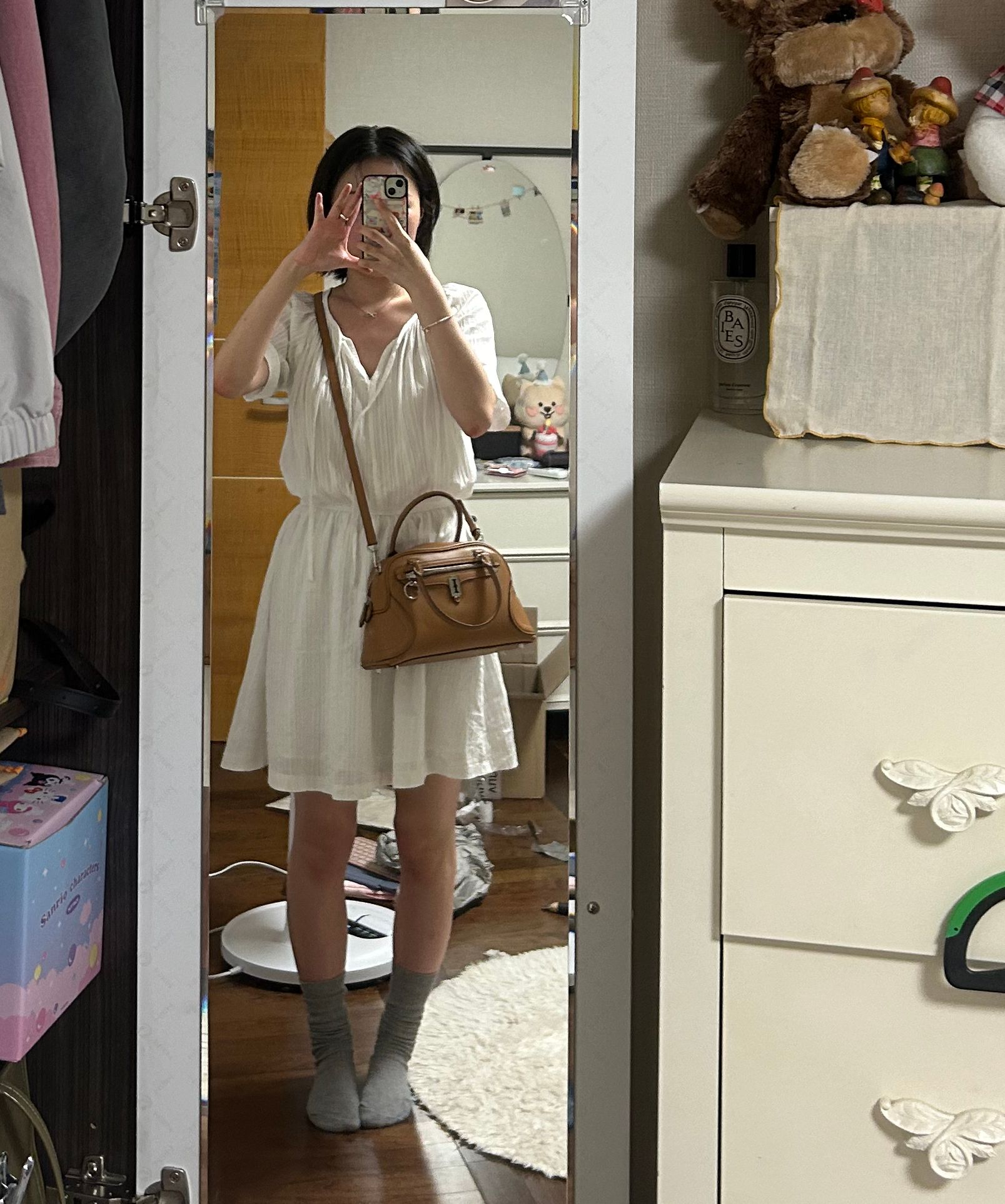 Vunque ●Toque Cabin Crew Tote Piccolo white vunque | Toque Cabin Crew Tote Piccolo White