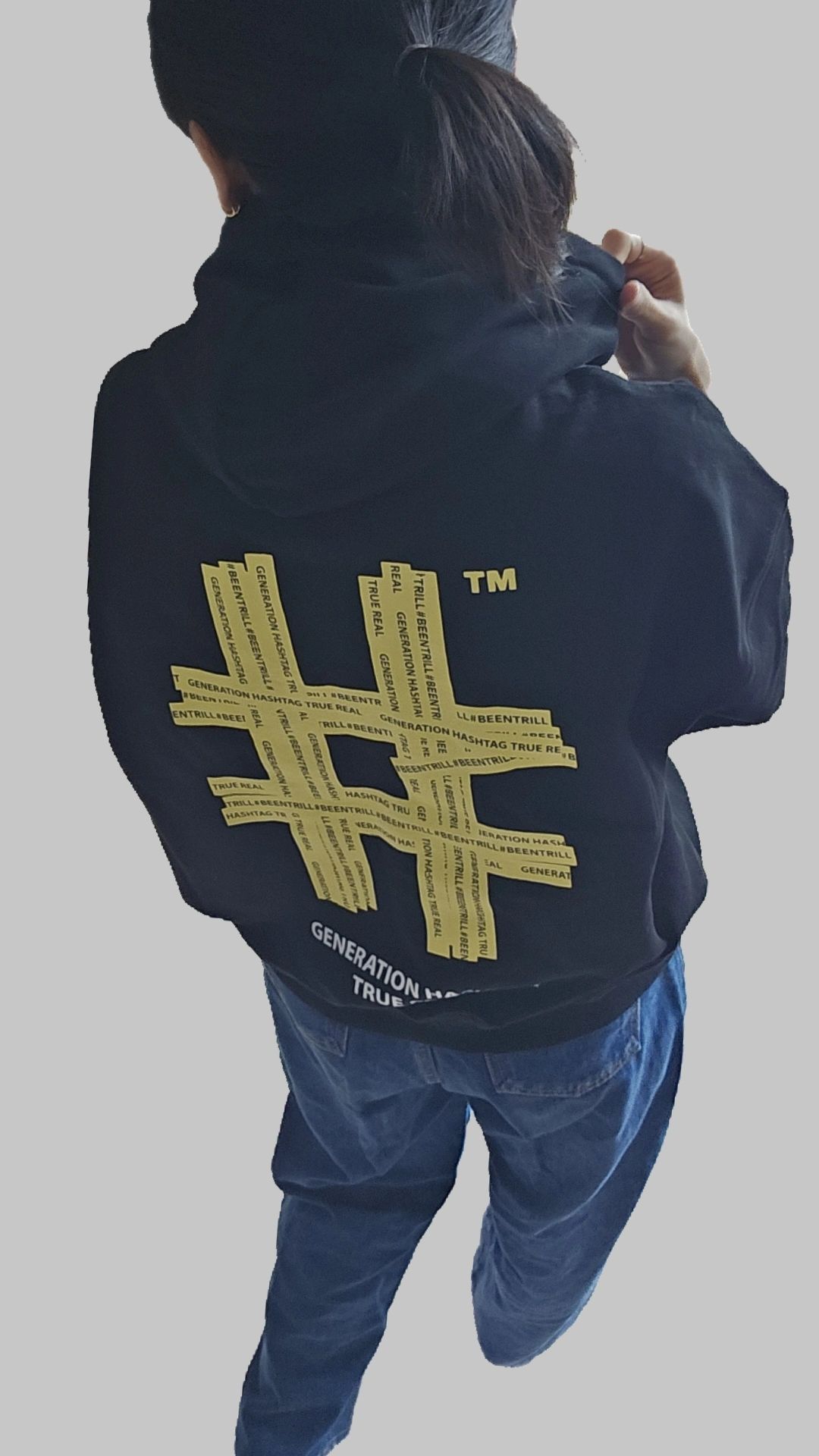 MUSINSA | BEENTRILL NEWYORK Yellow Taping Hashtag Overfit