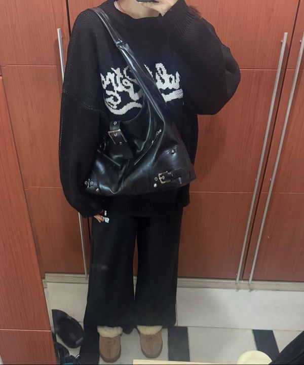 ★送料・関税込★OPEN YY★LEATHER MOTO HOBO MINI (2COLORS)★ 開催中の『MOTO POP UP STORE in Tokushima』より厳選して