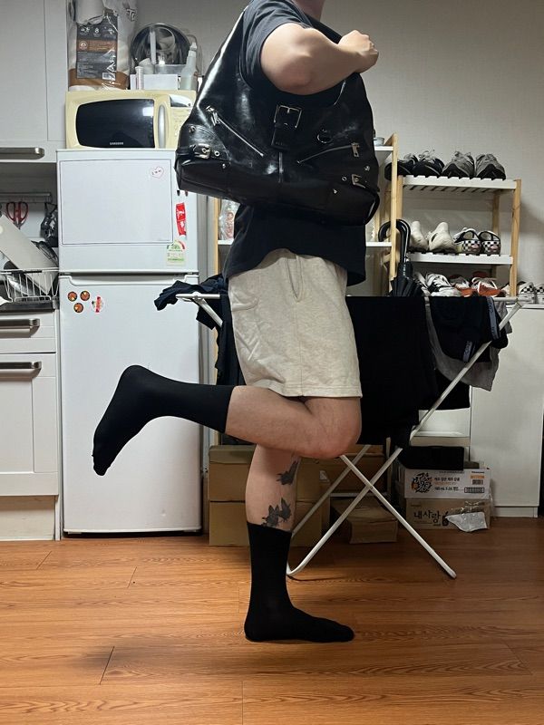 MUSINSA | NOTKNOWING Black Moto Hobo Bag (LEATHER)