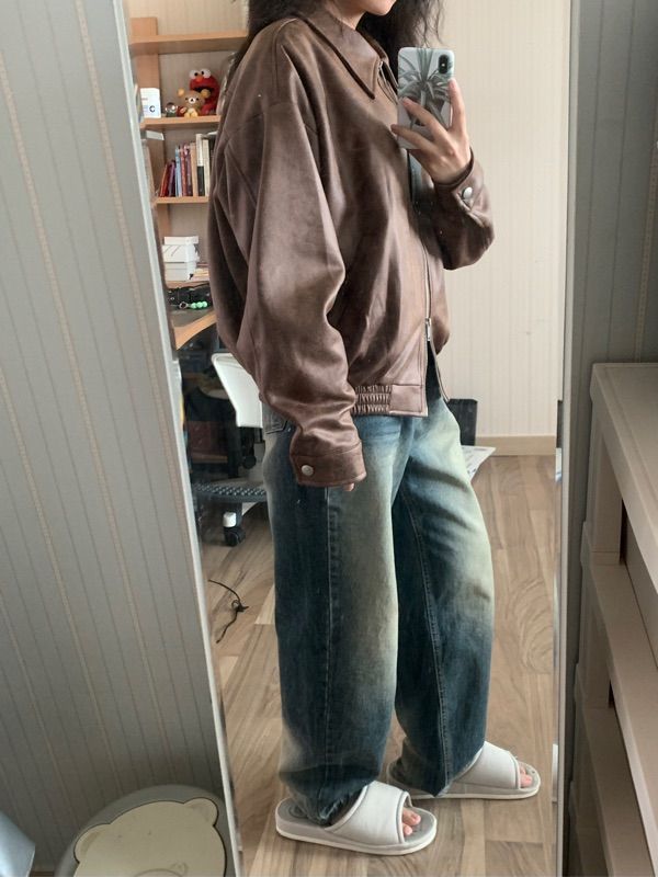 MUSINSA公式 | BLACK MOMENT Vegan Suede Overfit Minimal