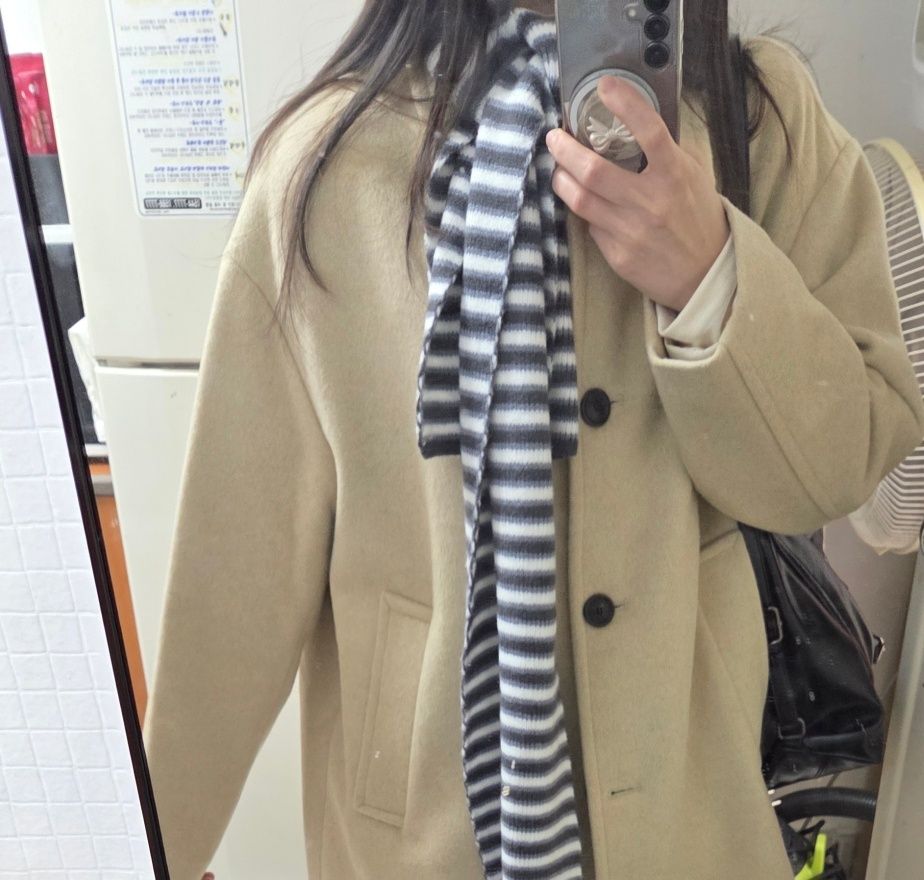 MUSINSA公式 | DRAWFIT WOMEN ソフトカシミヤオーバーサイズハーフ