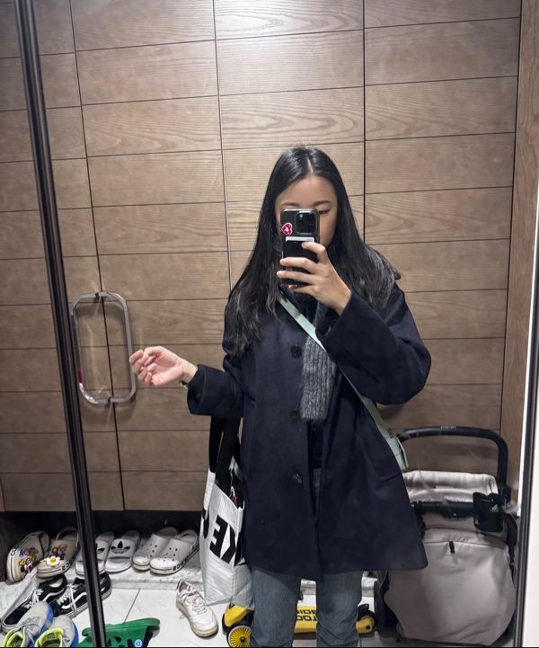 MUSINSA公式 | DRAWFIT WOMEN ソフトカシミヤオーバーサイズハーフ