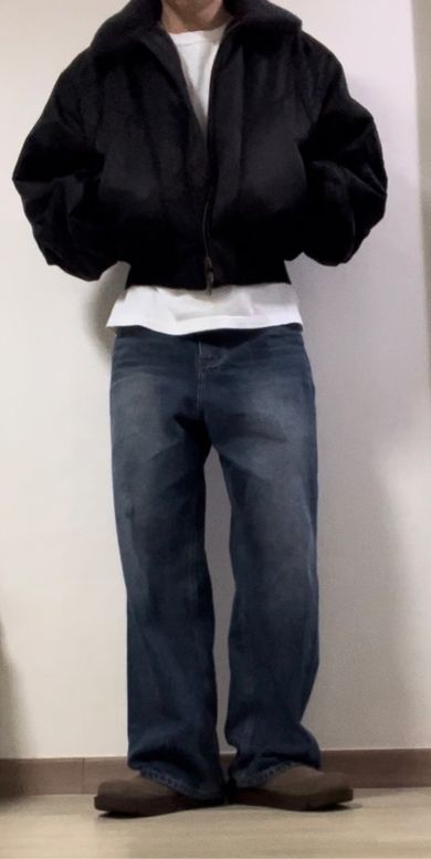 MUSINSA | COOR CWU Reversible Flight Bomber (Black)