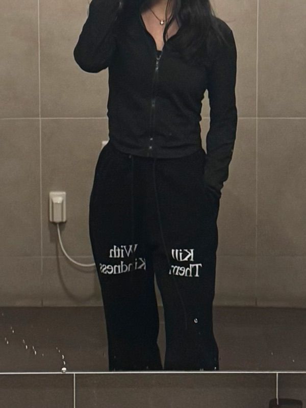 ☆BADBLOOD☆ Kill 'em jogger black MUSINSA | BADBLOOD Kill 'em Jogger - Black