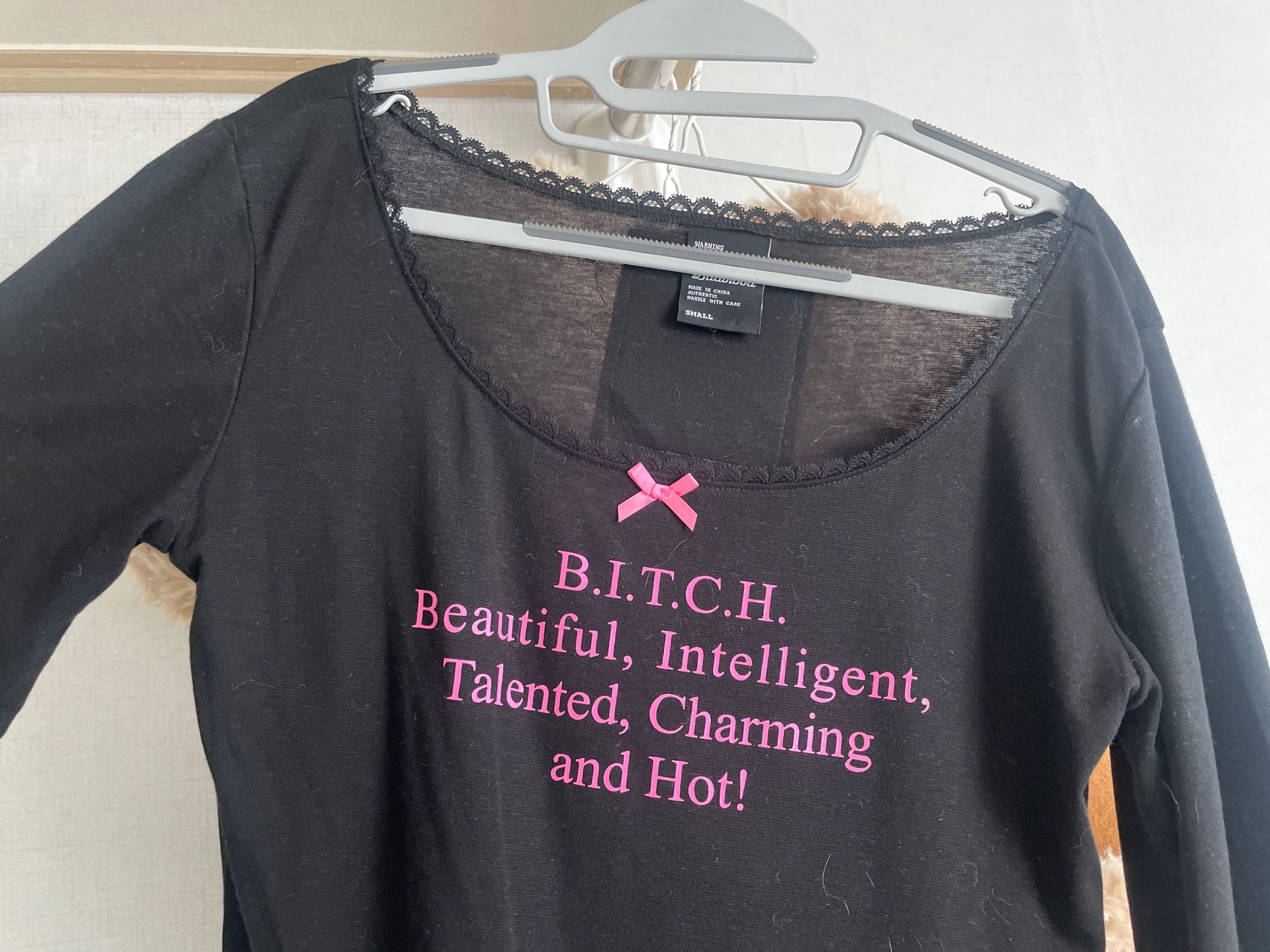 MUSINSA | BADBLOOD Charming & Hot Long Sleeve Loose Fit – Pink