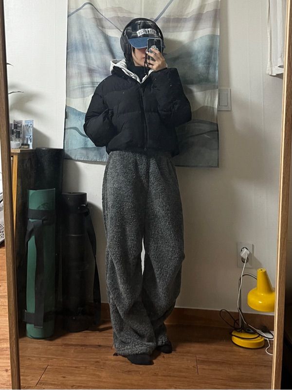 MUSINSA STANDARD LADY'S_シャギーフリースワイドラウンジパンツ MUSINSA STANDARD LADY'S_シャギーフリースワイドラウンジパンツ