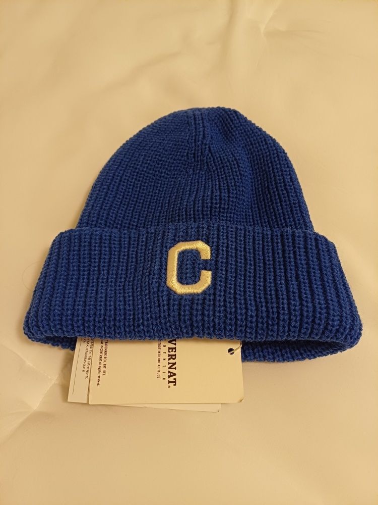 MUSINSA公式 | COVERNAT College C Logo Middle Beanie Black