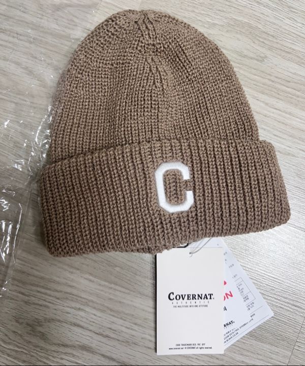 MUSINSA | COVERNAT College C Logo Middle Beanie Blue