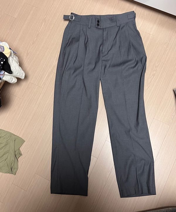 パンツ ANOTHER OFFICE Santiago Garment Pants ANOTHER OFFICE - Santiago Slacks Standard / スラックス / Bamboo | iko