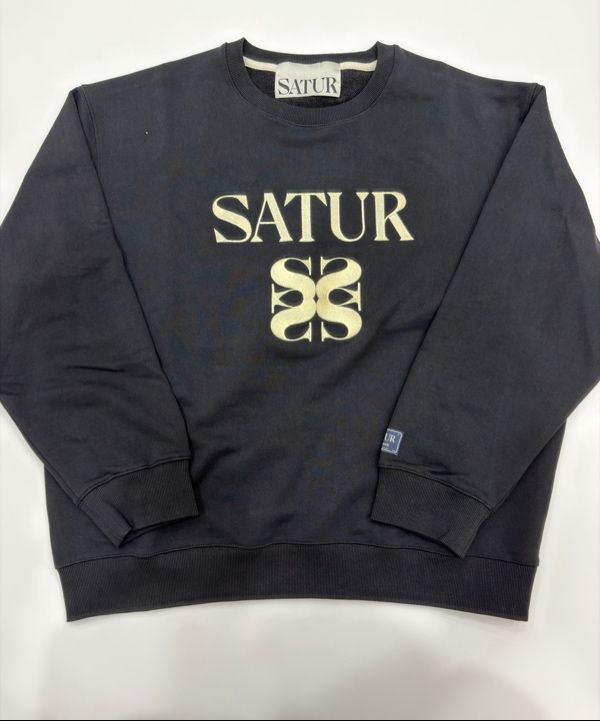 SATUR classic logo sweatshirt WSサイズ SATUR classic logo sweatshirt WSサイズ