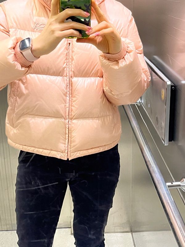 MUSINSA | SCULPTOR 104 RDS Cropped Puffer Down Ballerina Pink