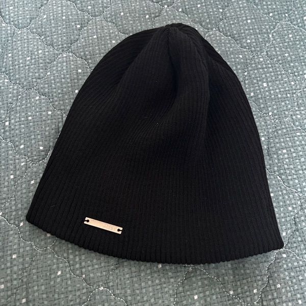 MUSINSA公式 | MISEKI SEOUL knit beanie BLACK