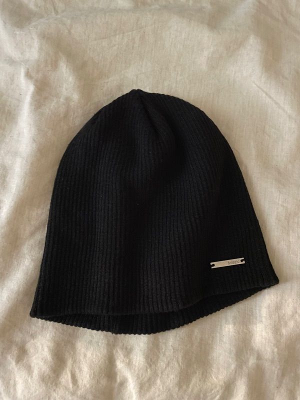 MUSINSA公式 | MISEKI SEOUL knit beanie BLACK