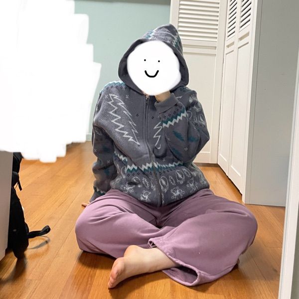 MUSINSA公式 | thisisneverthat GD Iconography Knit Zip Hoodie Lavender