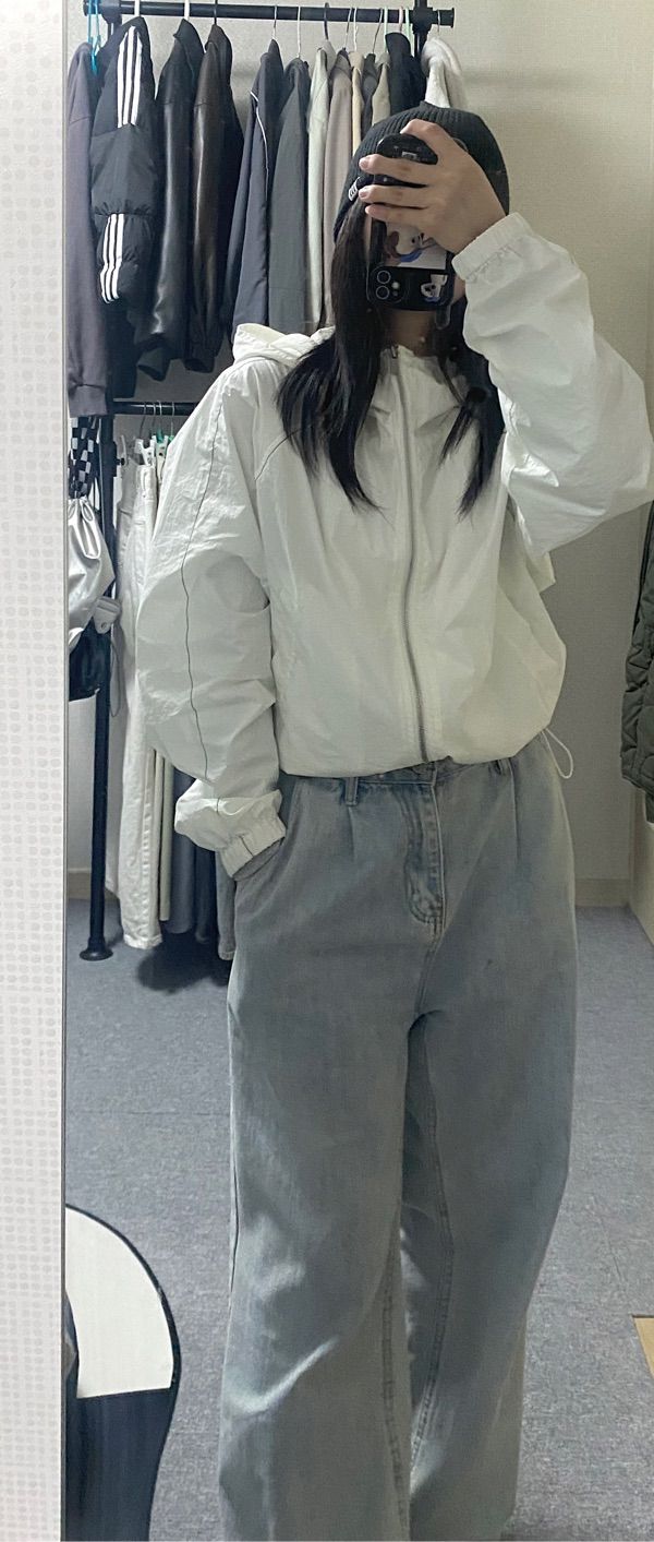 MUSINSA公式 | MATIN KIM MATIN CROP HOODY COATING JUMPER