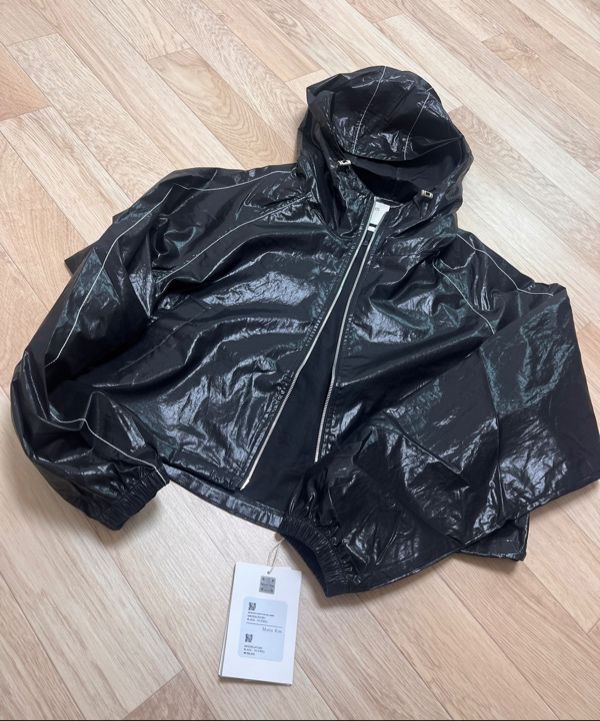 MUSINSA | MATIN KIM MATIN CROP HOODY COATING JUMPER