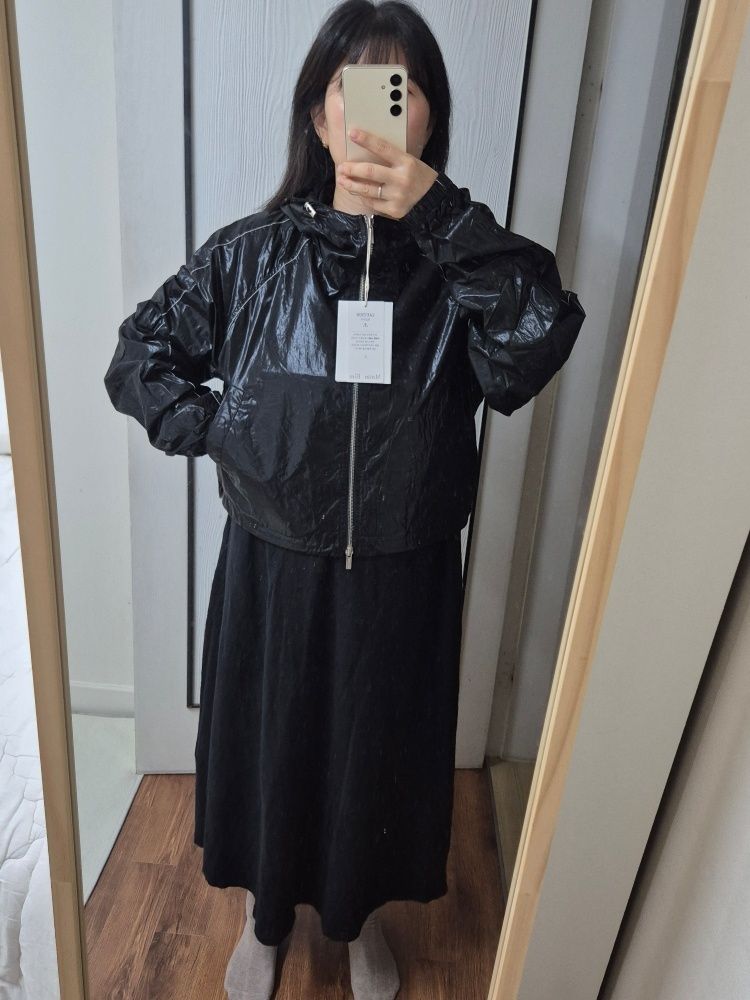 MUSINSA | MATIN KIM MATIN CROP HOODY COATING JUMPER