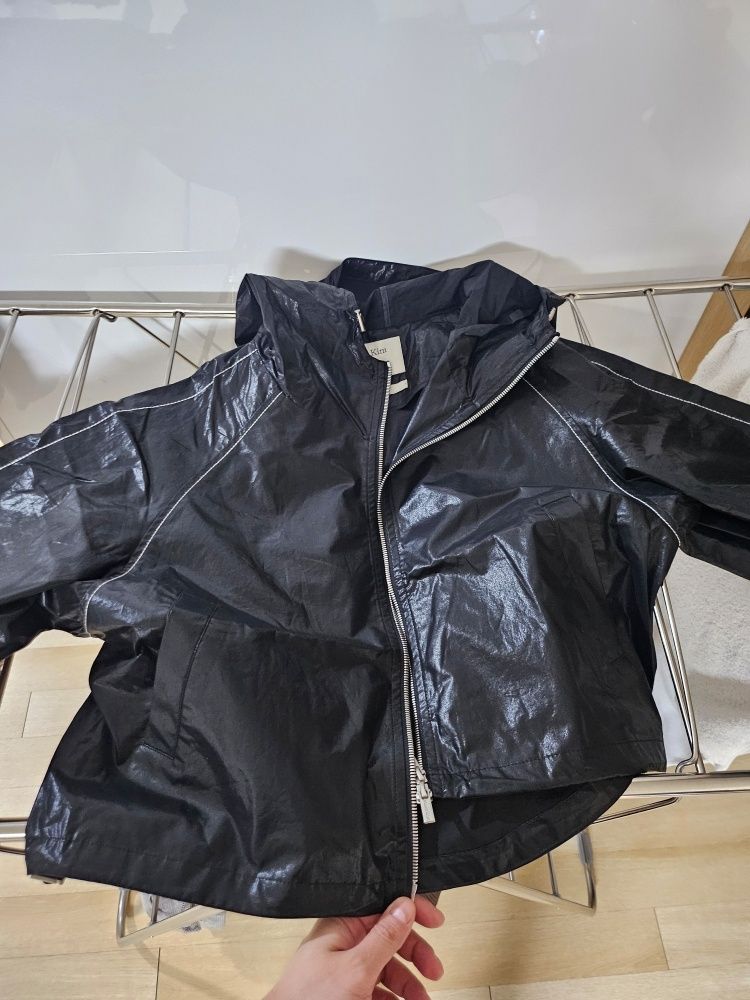 MUSINSA | MATIN KIM MATIN CROP HOODY COATING JUMPER