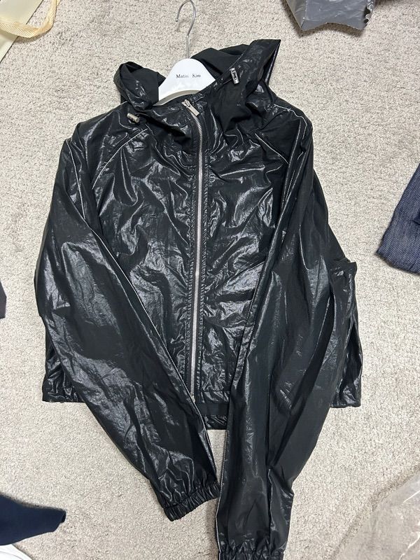 MUSINSA | MATIN KIM MATIN CROP HOODY COATING JUMPER