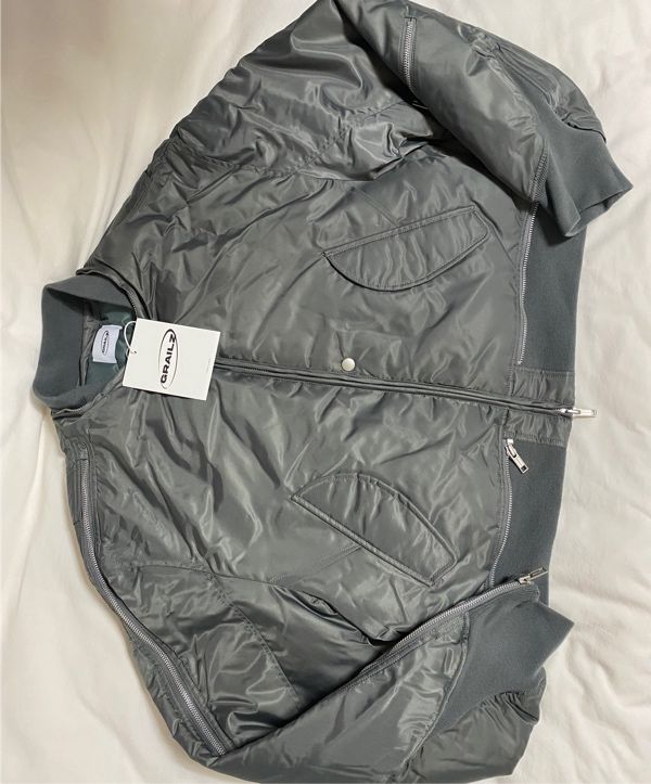 MUSINSA公式 | GRAILZ MULTI ZIPPER MA-1 JACKET [KHAKI]
