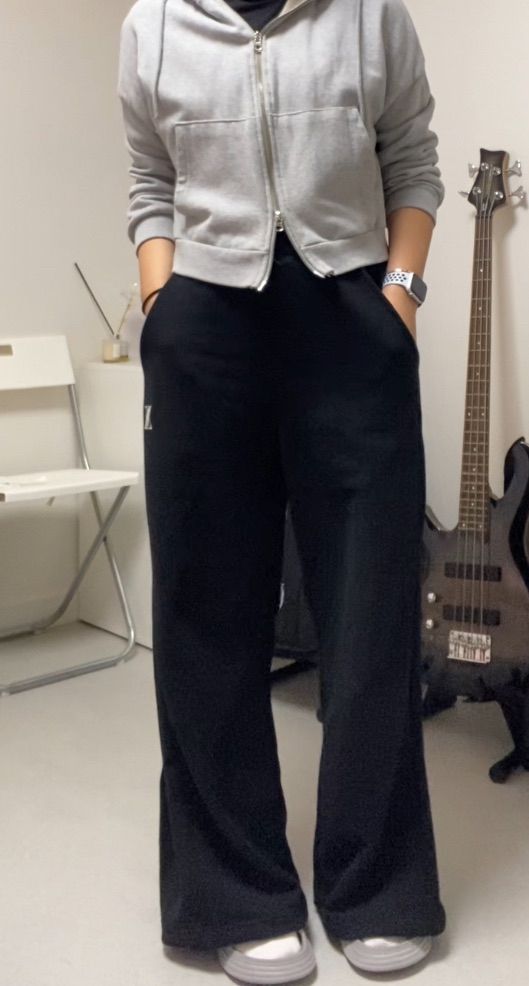 MUSINSA | AVANDRESS AV Snap Wide Pants BLACK